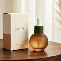 Flacons compte-gouttes en verre ambré pour huiles essentielles 20ml 30ml 50ml pour l'aromathérapie, l'huile capillaire, le sérum, l'huile à barbe, l'huile pour cuticules avec bouchons compte-gouttes