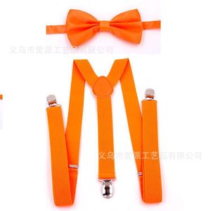 Children's Black <b>Bow</b> Tie And Suspender Set With 3-Ply Clips For Preschool Performances - Product Image 5