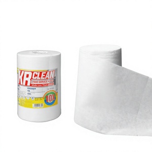 Chiffons de nettoyage absorbants blancs simples, doublures de cuisine réglables et sûres, Krclean 800g, serviettes non tissées fabriquées au Vietnam pour hôtels - Product Image 1