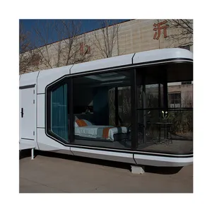 40FT 컨테이너 캐빈 홈 휴대용 주택 캠프 홈 가구 모듈 형 주택 모바일 하우스