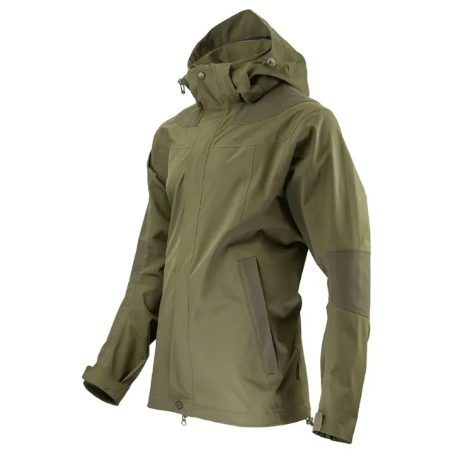 Abrigo transpirable de caza bajo Moq, camisas, chaqueta de caza suave de camuflaje ligero para hombre