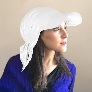 Gorra de Béisbol con Hijab Pre-Atado para Mujeres Musulmanas, Visera Protectora Solar, Transpirable, para Playa, Verano, con Lazo Ajustable, para Uso Diario en Ramadán - Product Image 2