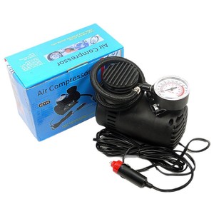 Gonfleur de pneus de voiture portable 12V, mini, arrêt automatique, monocylindre, avec manomètre, pour usage automobile - Product Image 5