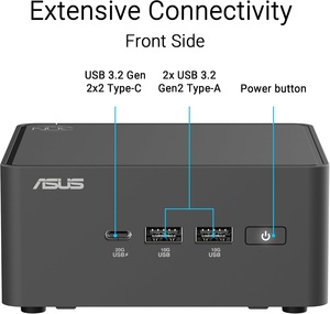 Para <span class=keywords><strong>NUC</strong></span> 15 Pro Tall Barebones Mini PC <span class=keywords><strong>Intel</strong></span> Serie 2 Core Ultra 7 255H 96GB DDR5 RAM Arc 140T Windows Thunderbolt 4 Wi-Fi 7 - Product Image 2
