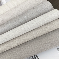 Luxe léger et panneau mural en PVC de texture de tissu de placage de bois de charbon de bambou simple