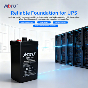 Batteries industrielles MOTU 2V GFM800Ah GFM200Ah, systèmes d'alimentation, batteries à décharge profonde, équipement marin, batteries solaires - Product Image 5