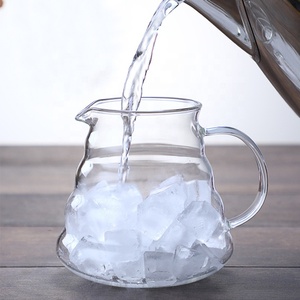 Caffettiera in vetro borosilicato per la preparazione di caffè <span class=keywords><strong>caldo</strong></span> e caffè congelato servire set di vetro - Product Image 2