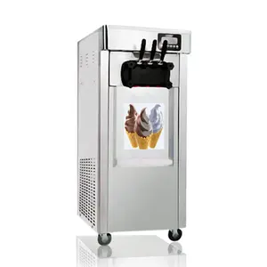 Machine à glace softy commerciale, verticale, capacité de 20l/H, en promotion