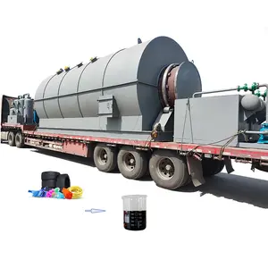 1-100TPD Eco-Friendly Pyrolysis Used Waste Tyre Plastic Oil Sludge Recycling Plant To Furnace Fuel Oil With Good Price