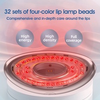 Kit portable de blanchiment des dents à LED, lumière infrarouge, masseur complet pour les lèvres au collagène, accessoire de maquillage