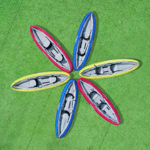 Canoë gonflable épaissi, bateau en caoutchouc double, bateau de pêche pliable - Product Image 4