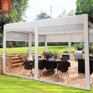 Parasol de jardin en métal imperméable pour balcon et terrasse en aluminium pour berdachung terrasse solaire - Product Image 2