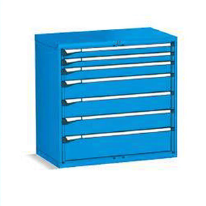Fami Master Key Comfort <b>Drawer</b> Cabinet 7 <b>Drawers</b> 1020x573x1000 Mm Capri Blue Ral5019 <b>Tool</b> Storage - Product Image 2