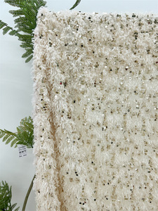 Somptueuse Plume Sequin Tissu Broderie Tissu Automne et Hiver Robe Chaude Robe De Mariée Fête Robe De Soirée Robe De Princesse - Product Image 2