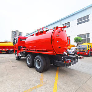 4 पहिया ड्राइव सक्शन सीवेज ट्रक 18 क्यूबिक यूनिट डंप ट्रक निर्यात वस्तुएं - Product Image 2