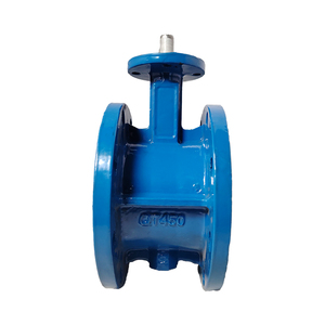 Válvula de Mariposa Eléctrica de Doble Brida de Hierro Dúctil de Alto Rendimiento con Control Automático/Manual para Agua DN50-DN750 Personalizada Azul - Product Image 6