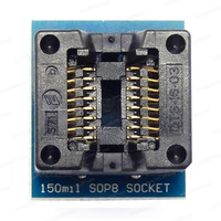 Adaptor soket IC SOP8 OTS-16-1.27-03 soket Programmer SOP16-DIP16 kualitas tinggi (150mil)