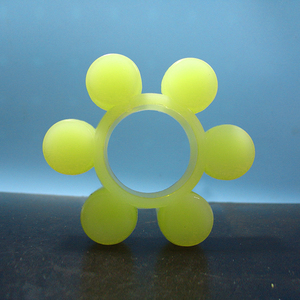 Bloque elástico flexible Plum Blossom-Cojín industrial de PVC PU resistente al aceite de alta calidad para reductor de bomba hecho en China - Product Image 1