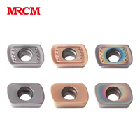 MRCM Plaquettes de fraisage à alimentation rapide EPNW0603 en carbure d'aluminium indexables, revêtement PVD, pour fraisage d'épaulement sur tour