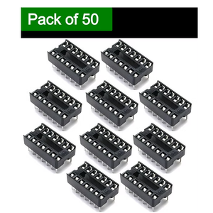 Base de Enchufe DIP de 16 Pines para Microcontroladores y Chips IC, Conector de Placa PCB Electrónica para Prototipos y Uso en Hardware - Product Image 2