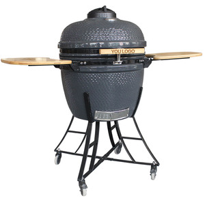 <span class=keywords><strong>Barbecue</strong></span> Auplex Parrilla 24 pouces, <span class=keywords><strong>barbecue</strong></span> au charbon de bois d'extérieur, cuisine BBQ, <span class=keywords><strong>fumoir</strong></span> en céramique Kamado, idéal pour les fêtes, le camping et les réunions de famille - Product Image 1