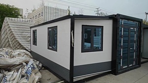 Không gian cao <span class=keywords><strong>cabin</strong></span> sử dụng nhà di động container nhà với phòng tắm giá rẻ 2-3 phòng ngủ nhà kế hoạch - Product Image 5