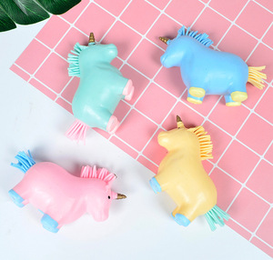 Cute Colorful Relaxing <b>Unicorn</b> Squeeze Stress-Relief Soft Ball Toy High-Quality Slow Rebound Toys <b>Gift</b> for Children <b>Adults</b> Toys - Product Image 4