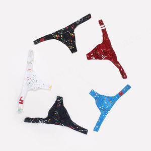 Usine nouvelle marque 95% coton hommes jockstraps tongs personnalisé jockstrap taille basse homme bikini sous-vêtements - Product Image 4