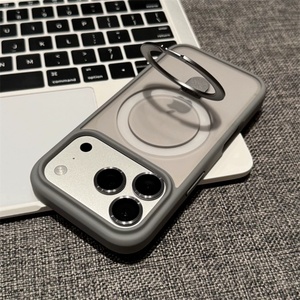 Funda Magnética Transparente Mate para Carga Inalámbrica Compatible con iPhone 17 Pro, Funda con Anillo Magnético para iPhone 17 Pro Max - Product Image 6