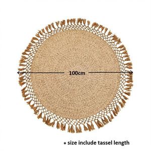 <span class=keywords><strong>Tappeto</strong></span> Boho Nordico Geometrico <span class=keywords><strong>Marrone</strong></span> per Soggiorno, Tappeti da Esterno 2x3, Tappeti da Cucina per Pavimento, <span class=keywords><strong>Rotondo</strong></span> 4 Piedi - Product Image 5