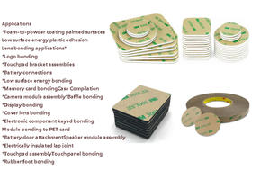 3m 9495le Dubbelzijdig Kleefband Op Maat 300lse PET Tape Stickerrollen Vierkant en Rond Waterbestendig Hoge Temperatuur Tape - Product Image 4