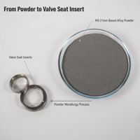 Poudre d'alliage M3-2 pour fabrication additive - 100 Mesh, certifiée ISO9001, pour inserts de soupape et guides de soupape, résistance à l'usure à haute température