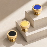 Capuchon de flacon de parfum jetable rond en ABS/PP doré de 15 mm, écologique, avec système de fixation par clic pour les lignes de parfums de luxe