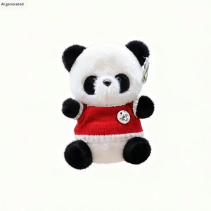 Peluche <span class=keywords><strong>Gatto</strong></span> Bianco e Nero Gigante Realistico Huahua, Bambola <span class=keywords><strong>Gatto</strong></span> Bianco e Nero, Animale di Peluche con Imbottitura in Cotone PP, Souvenir per Bambini - Product Image 5