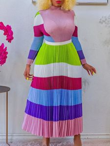 TKS Factory Wholesale Corn <strong>Kernels</strong> Autumn New Print Skirt Set Sleeves Pleated Skirt Dress - Product Image 3