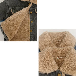 Chaqueta de Mezclilla para Bebé, Abrigo para Niños Pequeños, Ropa de Invierno, Ropa Infantil, Chaqueta de Jean para Niños - Product Image 5