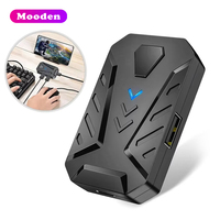Pack Combo Convertisseur de Jeu Mobile X Mix Master 7-en-1 avec Clavier et Souris RGB pour Android, Adaptateur de Jeu à Charge Rapide