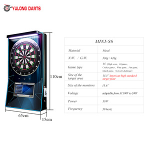 เครื่องเล่นเกมปาลูกดอกอัจฉริยะระบบแอนดรอยด์ พร้อมระบบให้คะแนนอัตโนมัติ รองรับโลโก้สั่งทำ สำหรับศูนย์เกม - Product Image 2