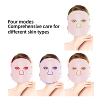 Masque facial de beauté à LED infrarouge professionnel personnalisé, 630 nm, 880 nm, pour la thérapie par la lumière laser, utilisation à domicile