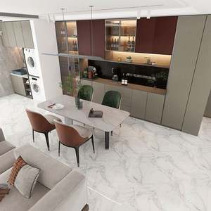 Modern Antique Wood <b>Sideboard</b> Large Capacity Drawers Multifunctional Storage for <b>Kitchen</b> Dining Areas Durable Home Furniture - Product Image 3