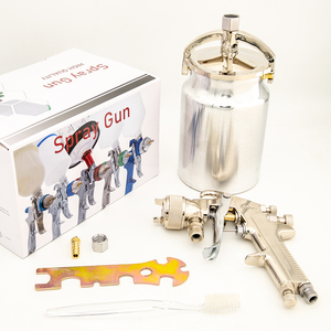 <span class=keywords><strong>Pistola</strong></span> <span class=keywords><strong>de</strong></span> Pulverización <span class=keywords><strong>de</strong></span> Pintura <span class=keywords><strong>de</strong></span> Aire a <span class=keywords><strong>Base</strong></span> <span class=keywords><strong>de</strong></span> Agua con Turbina Hvlp <span class=keywords><strong>de</strong></span> Atomización <span class=keywords><strong>de</strong></span> Alta Eficiencia y Alimentación por Succión <span class=keywords><strong>de</strong></span> 1000 ml, Modelo 4001 <span class=keywords><strong>para</strong></span> <span class=keywords><strong>Pintar</strong></span> Automóviles - Product Image 6