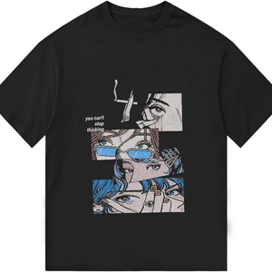 T Shirts Oversized Graphic Tees Men <b>Y2k</b> T Shirts Women Vintage Tees Unisex Summer Harajuku <b>Tops</b> Pink S - Product Image 2