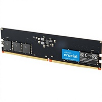 RAM Crucial 32GB DDR5, Memori Desktop 5600MHz, UDIMM 288-Pin, Kompatibel dengan Intel Core Generasi ke-13 dan AMD Ryzen 7000