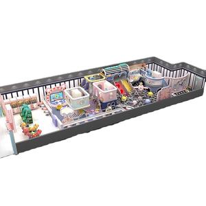 Trẻ em trong nhà vui chơi giải trí thiết bị mềm Mê Cung Slide Trampoline núi lửa leo núi kết hợp cho các trường học trung tâm mua sắm - Product Image 3