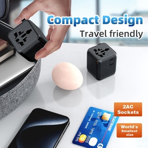 Adaptador de Viaje Universal de Tamaño Mini para Múltiples Países, Convertidor de Enchufe de Viaje - Product Image 3