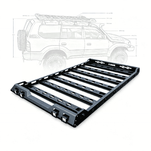 Plateforme de <span class=keywords><strong>toit</strong></span> robuste en acier allié 260801, <span class=keywords><strong>porte</strong></span>-bagages anti-corrosion pour SUV 4x4 tout-terrain - Product Image 1