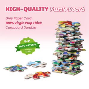 Puzzle papillon de 52 pièces, <span class=keywords><strong>grand</strong></span> puzzle de sol pour l'<span class=keywords><strong>apprentissage</strong></span> préscolaire avec sac de rangement, jouet éducatif, cadeau d'anniversaire - Product Image 3