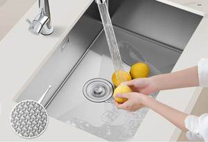 Fregadero Doble de Cocina de Acero Inoxidable 304 con Escurridor, Fácil de Limpiar y Duradero - Product Image 4