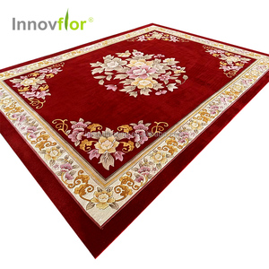 Maison Utilisé De Qualité Supérieure Bleu Royal D'art <span class=keywords><strong>En</strong></span> Soie 3d Imprimé Tapis De Luxe <span class=keywords><strong>Pour</strong></span> Salon - Product Image 2