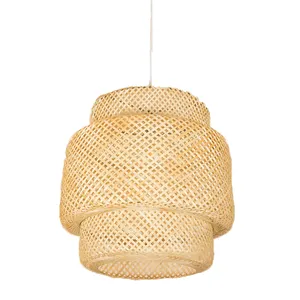 China high quality lampara colgante for living room room lampara de bambu colgantes